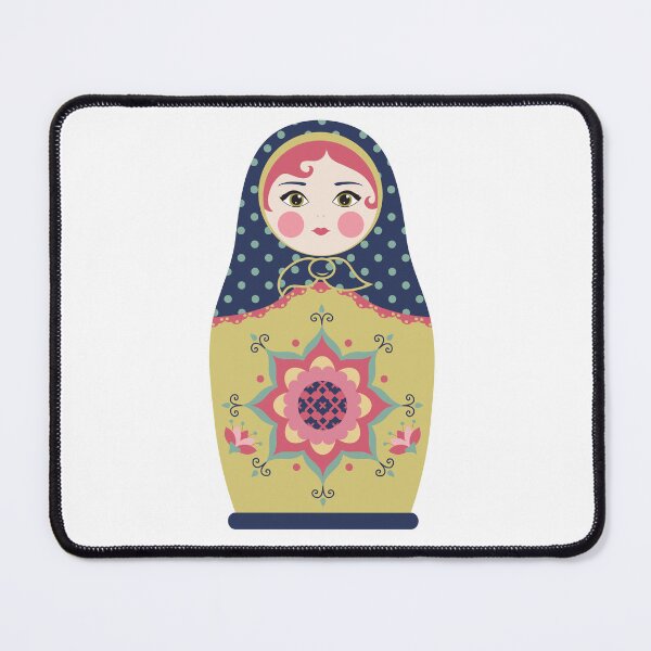 Item preview, Russian Doll Blue and Yellow designed and sold by StudioShine.