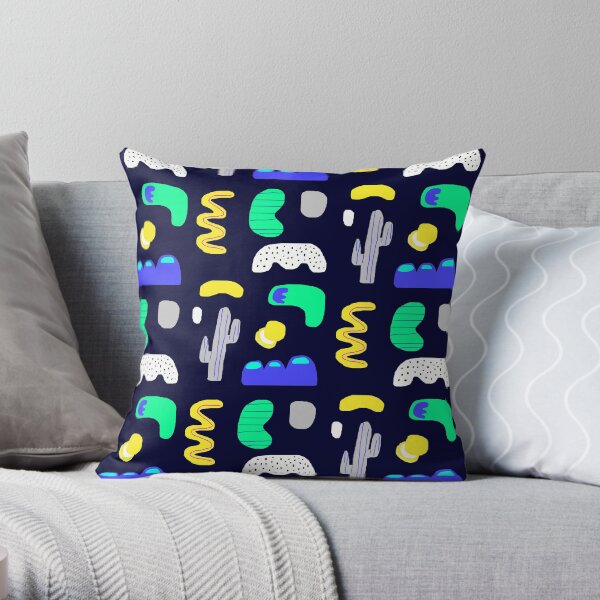 Night in the desert Throw Pillow