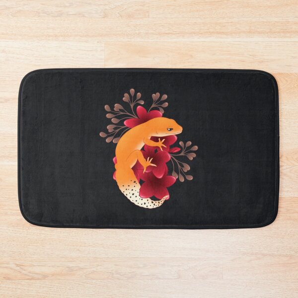 Item preview, Leopard Gecko, Tangerine, and Frangipani Flowers II designed and sold by anacecilia.