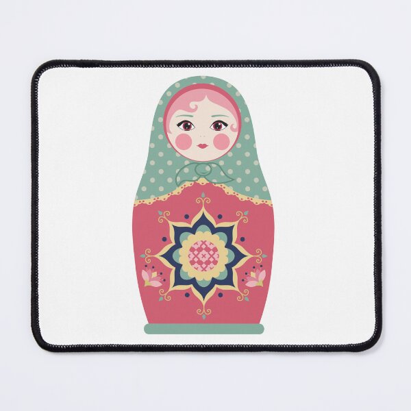 Item preview, Russian Doll Pink and Green designed and sold by StudioShine.