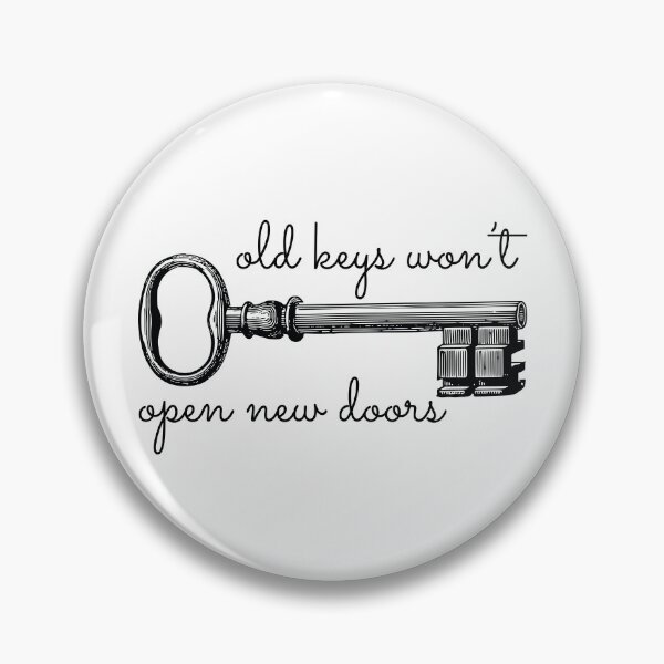 Item preview, old keys won’t open new doors t-shirt funny tee designed and sold by quickkaart.