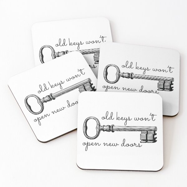 Item preview, old keys won’t open new doors t-shirt funny tee designed and sold by quickkaart.