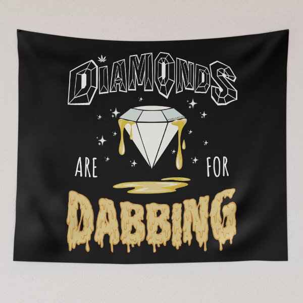 Item preview, THC Diamonds are for Dabbing-Funny Stoner designed and sold by YomeHayin.