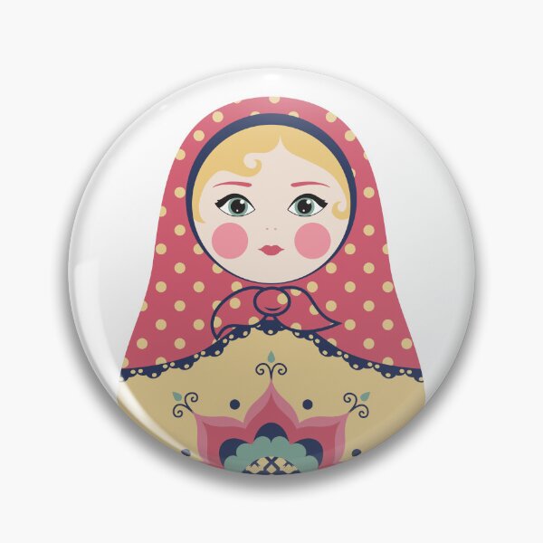 Item preview, Russian Doll Pink and Yellow designed and sold by StudioShine.