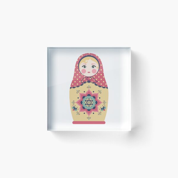 Item preview, Russian Doll Pink and Yellow designed and sold by StudioShine.
