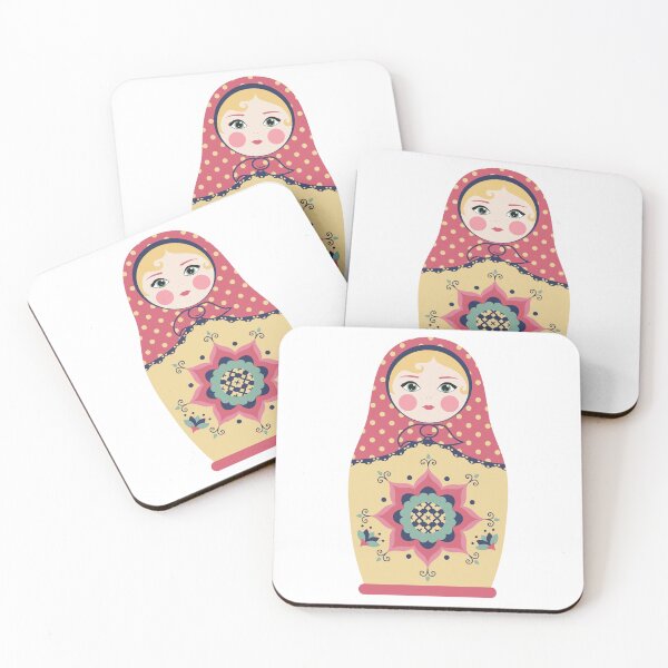 Item preview, Russian Doll Pink and Yellow designed and sold by StudioShine.