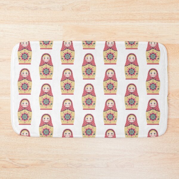 Artikelvorschau, Russische Puppe Rosa und Gelb entworfen und verkauft von StudioShine.