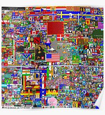 /r/place | Reddit Pixel Collaboration Poster