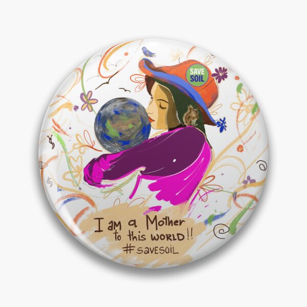 Item preview, Mother Earth #savesoil designed and sold by Vibhuti Art Studio.