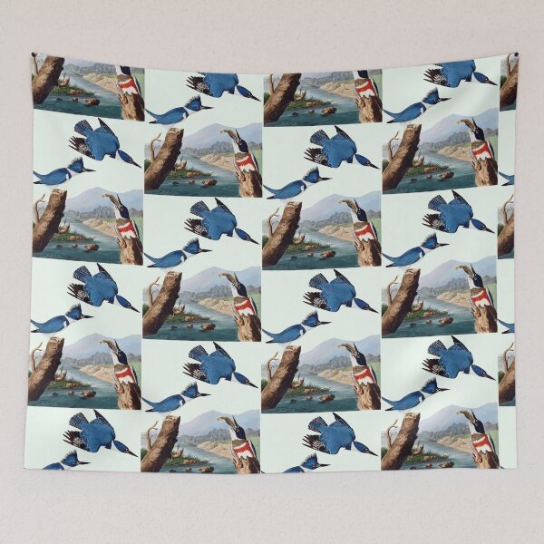 Item preview, Belted Kingfisher  designed and sold by FeatheredClub.
