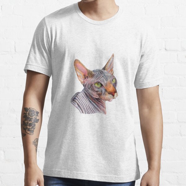 "Sphynx Cat Illustration" Tshirt for Sale by lpodraw Redbubble cat