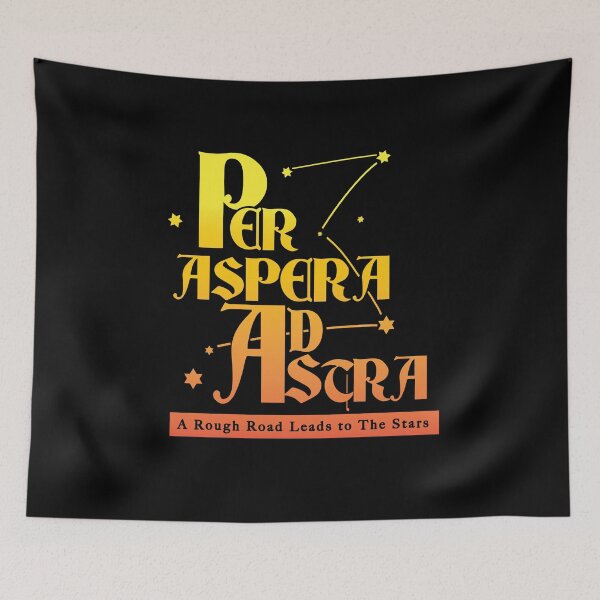 Item preview, Per Aspera Ad Astra Sunset Vibe designed and sold by WULFLAND ARTS.