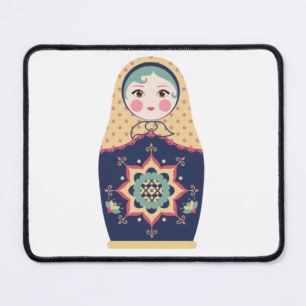 Item preview, Russian Doll Yellow and Blue designed and sold by StudioShine.