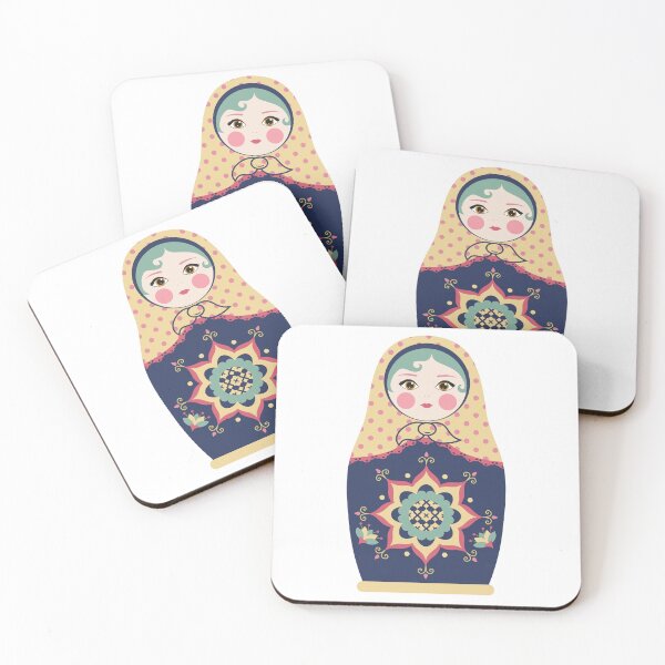 Item preview, Russian Doll Yellow and Blue designed and sold by StudioShine.
