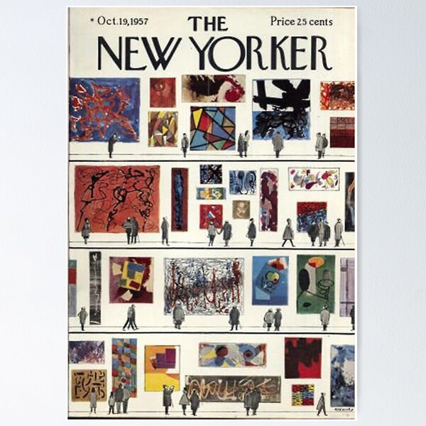 The New Yorker Exhibition vintage Poster