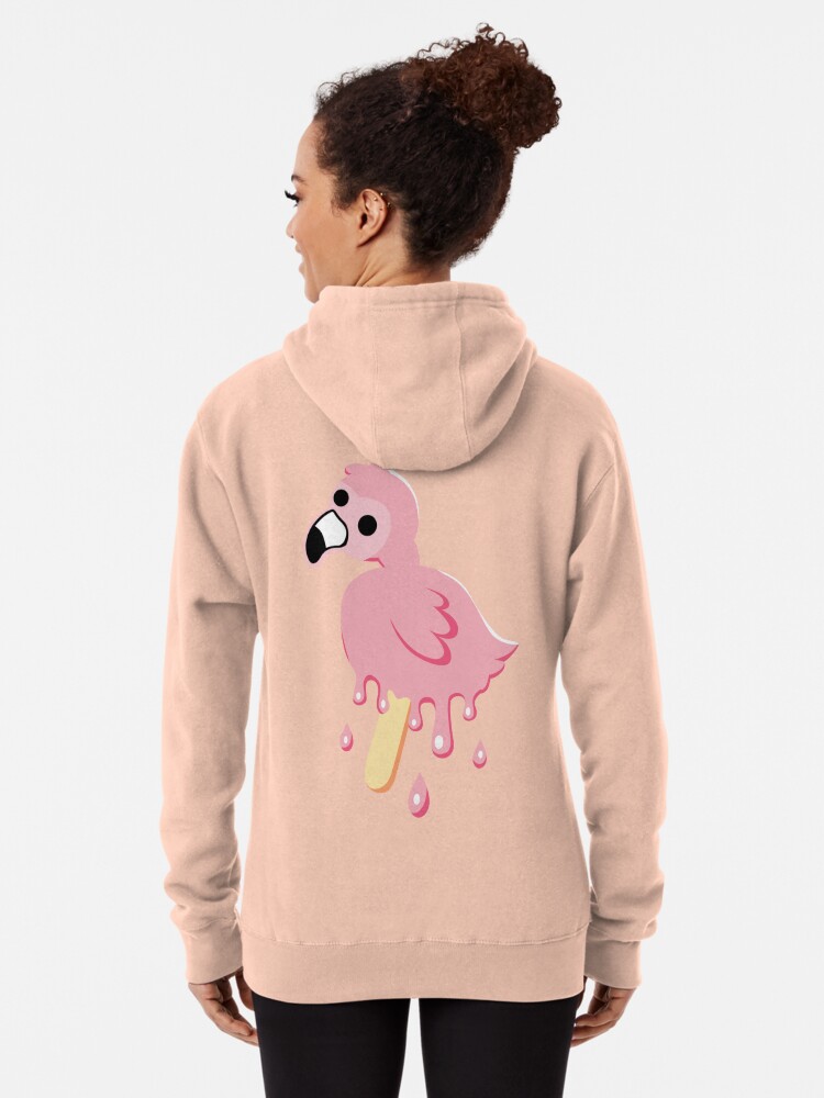 Hoodie Sale Flamingo Melting Pop Hoodie Yellow Graphic Hoodie