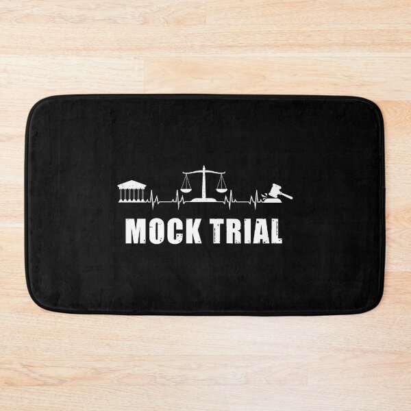 Item preview, Heartbeat Mock Trial Justice For A Law Student Future Lawyer designed and sold by StrongShirts.
