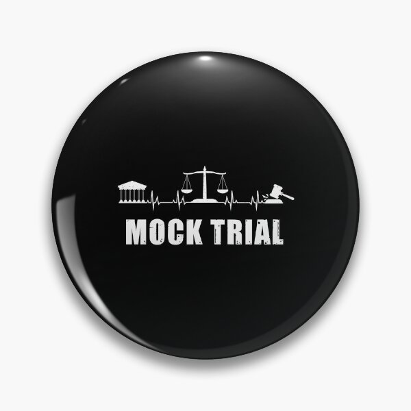 Item preview, Heartbeat Mock Trial Justice For A Law Student Future Lawyer designed and sold by StrongShirts.
