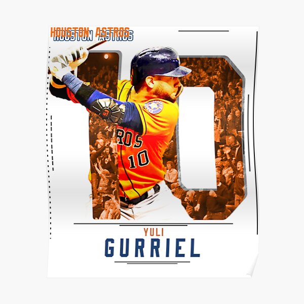 Astros #10 Yuli Gurriel #10 World Series Space City Printed Baseball Jersey