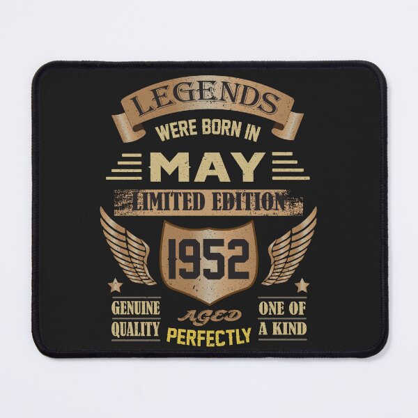 Item preview, Legends were born in May 1952 - 70th Birthday gift designed and sold by BahaaIB.