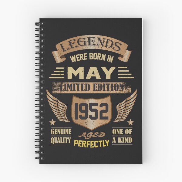 Item preview, Legends were born in May 1952 - 70th Birthday gift designed and sold by BahaaIB.