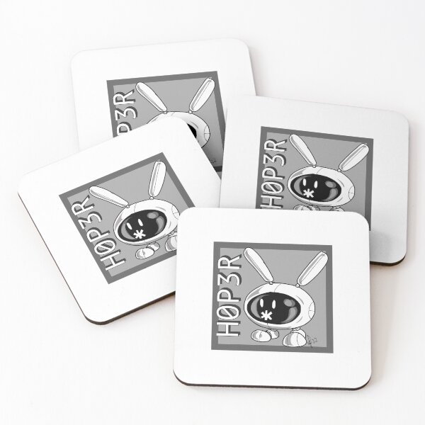 Item preview, H0p3r “hopper” cute robot design  designed and sold by Pittstop.