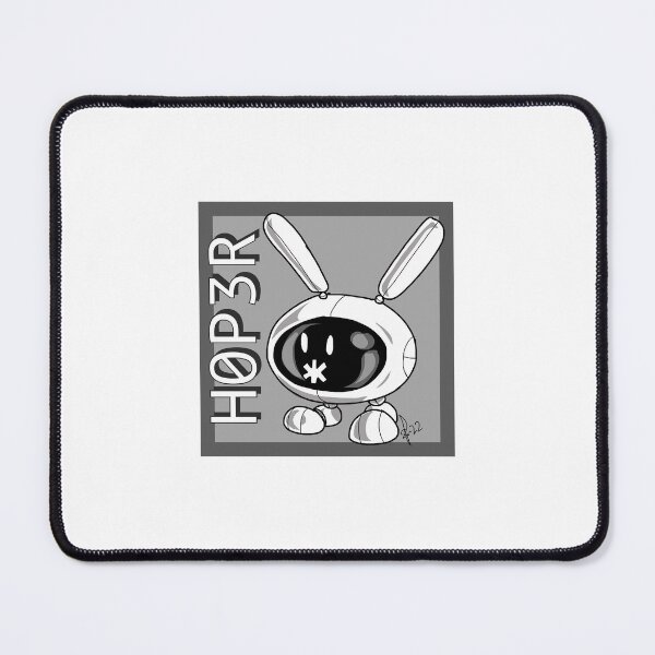 Item preview, H0p3r “hopper” cute robot design  designed and sold by Pittstop.
