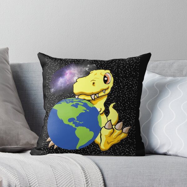 Item preview, Earth day, Yellow T-rex Dinosaur holding Mother Earth #1 designed and sold by Hypnotees.