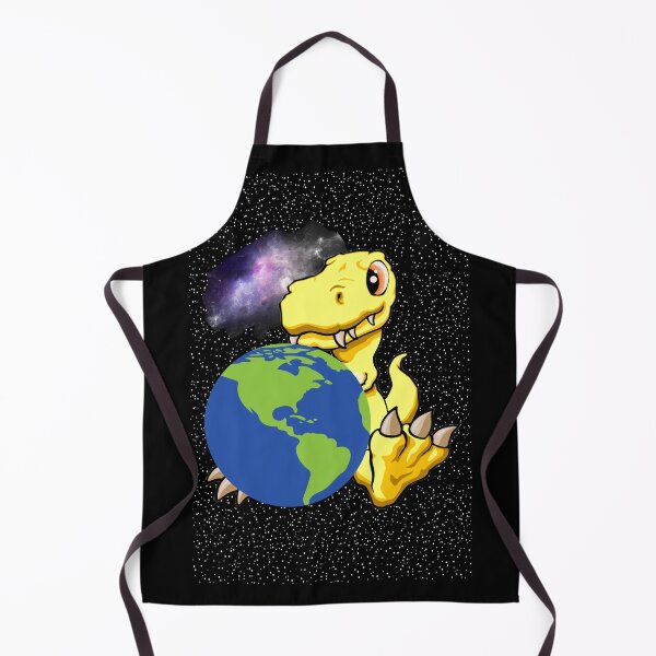 Item preview, Earth day, Yellow T-rex Dinosaur holding Mother Earth #1 designed and sold by Hypnotees.