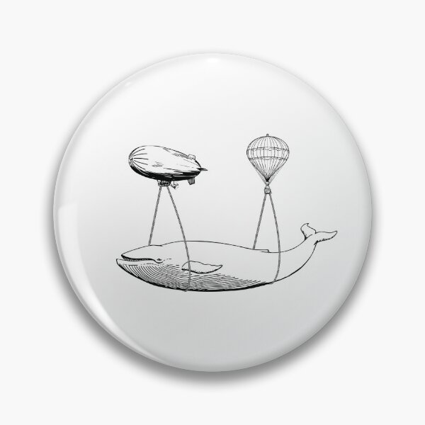 Item preview, flying whale t-shirt funny tee designed and sold by quickkaart.