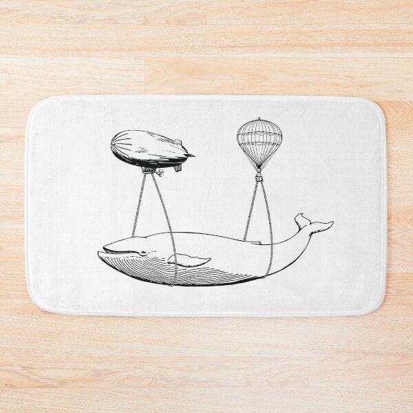 Item preview, flying whale t-shirt funny tee designed and sold by quickkaart.