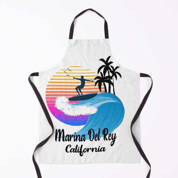 Item preview, Marina Del Rey California Seaside Retro Sunset designed and sold by mountainadora.