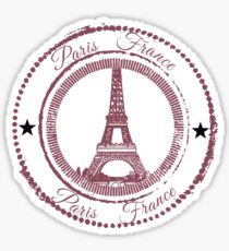 Paris Stamp Sticker