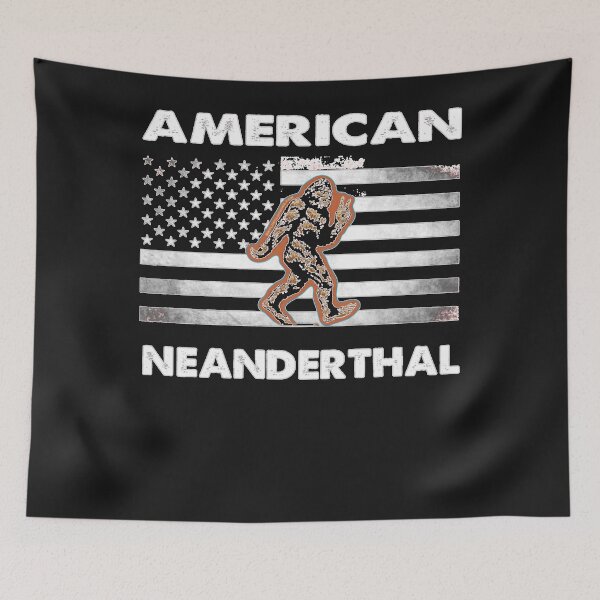 Item preview, Proud American Neanderthal Vintage  Classic T-Shirt designed and sold by SHUSUN.