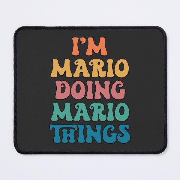 Item preview, Mario Funny Retro First Name designed and sold by Americandude.