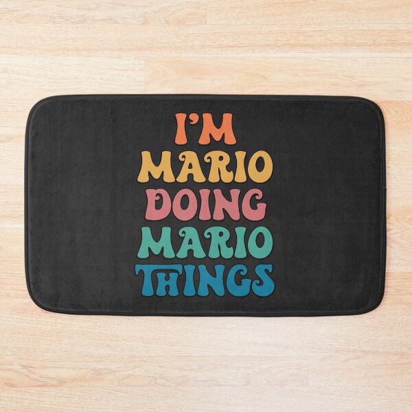Item preview, Mario Funny Retro First Name designed and sold by Americandude.