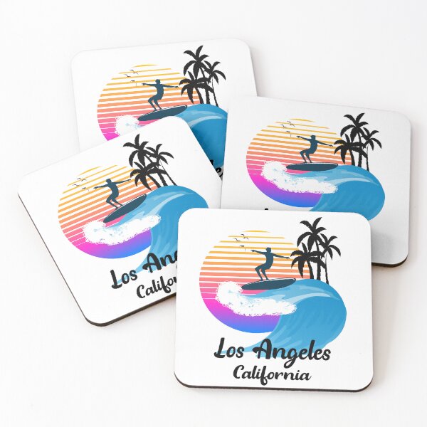 Item preview,  Los Angeles California Seaside Retro Sunset designed and sold by mountainadora.