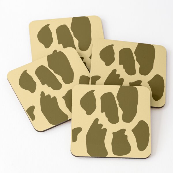 Item preview, Brown Giraffe Animal Print with Yellow color designed and sold by khulisara246.