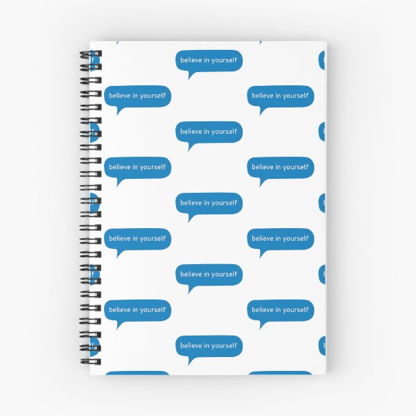 Item preview, Believe in yourself text message designed and sold by Kerry Pritchard.