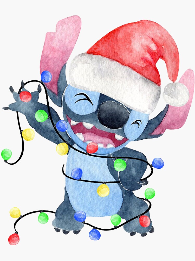 Disney Stitch Xmas' Sticker