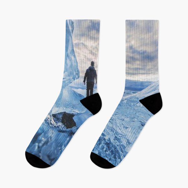 Item preview,  Man Adventure Cold frozen glacier ice outdoors designed and sold by The cascadina.