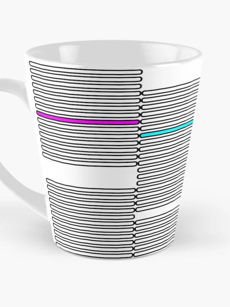 Thumbnail 3 of 4, Coffee Mug, Rectangular Pattern Design designed and sold by crazyhome.