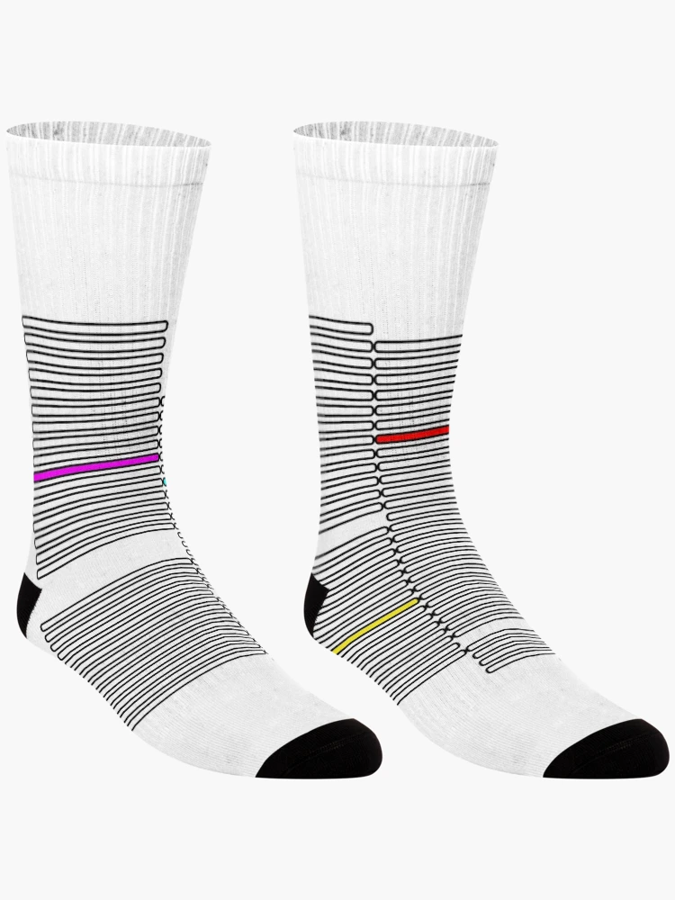 Thumbnail 3 of 5, Socks, Rectangular Pattern Design designed and sold by crazyhome.