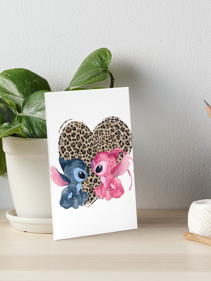 Lilo and Stitch  Art Board Print for Sale by bunnyobubbles