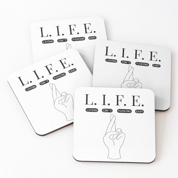 Item preview, Life isn't fucking easy  designed and sold by BimsaraHerath.