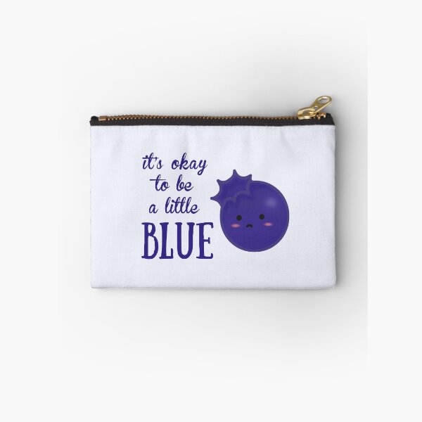 Item preview, Sad Little Blueberry Motivation Quote designed and sold by Francesca Fenaroli.