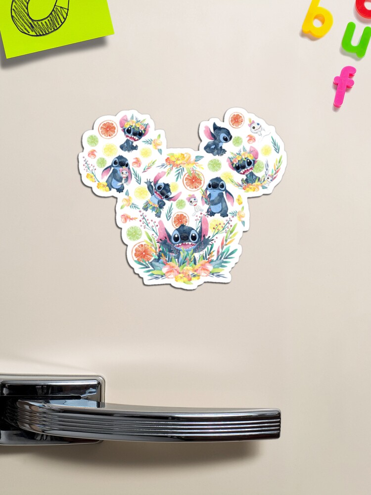 Lilo Stitch pattern Sticker for Sale by saracurrys