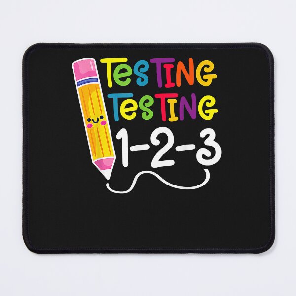 Item preview, Testing Testing 123 Funny Testing Day Teacher Gift T-Shirt designed and sold by zorinaabzs143.