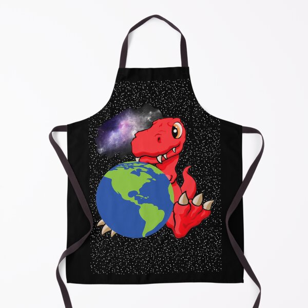 Item preview, Earth day, Red T-rex Dinosaur holding Mother Earth #1 designed and sold by Hypnotees.
