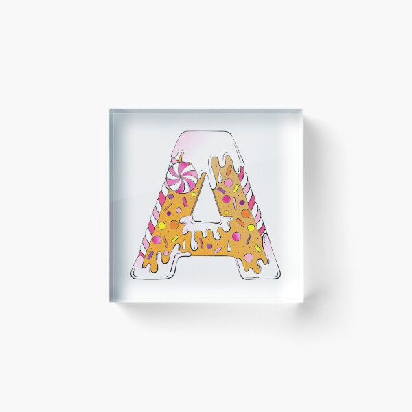 Item preview, Letter A Gingerbread  designed and sold by DoodlesnPoodles.